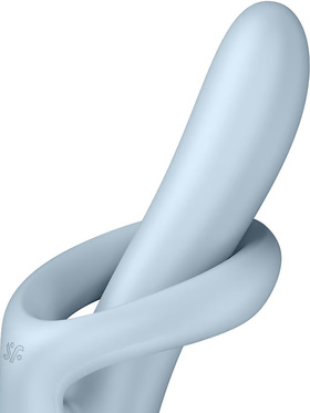 Satisfyer: Heat Flex 4, Warming Rabbit Vibrator, blue