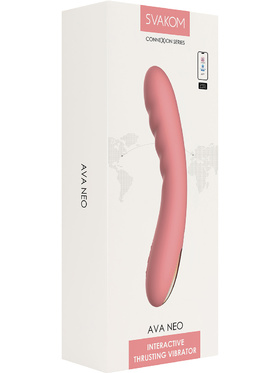 Svakom Connexion: Ava Neo, Interactive Thrusting Vibrator, pink