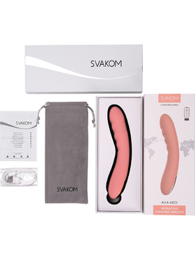 Svakom Connexion: Ava Neo, Interactive Thrusting Vibrator, pink