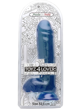 Toyz4Lovers: Made in Italy, Spartaco XXL Dildo, 32.5 cm, blue